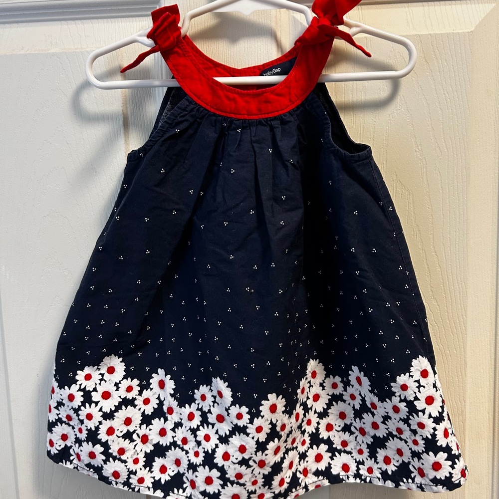 Baby Gap Navy Blue Summer Dress 12-18 mo